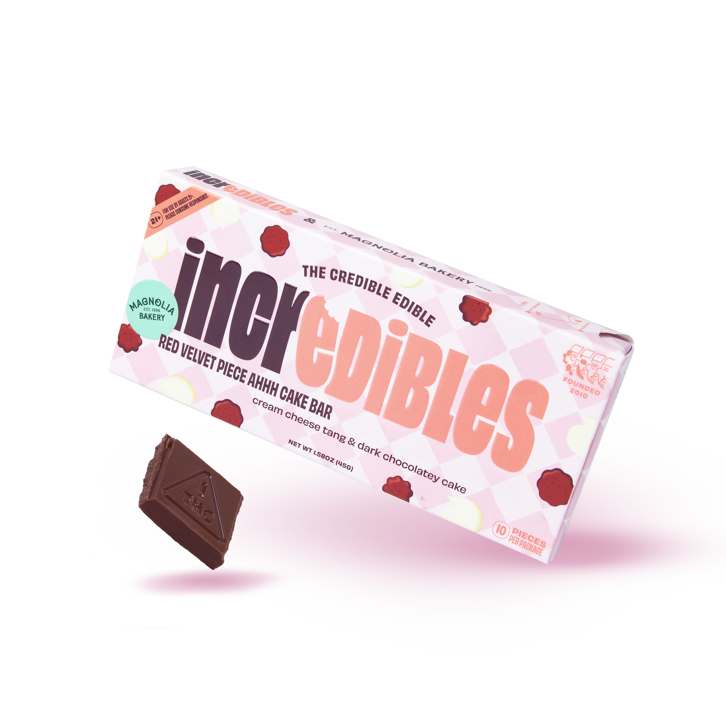 Red Velvet Magnolia Bakery Chocolate Bar 10MG