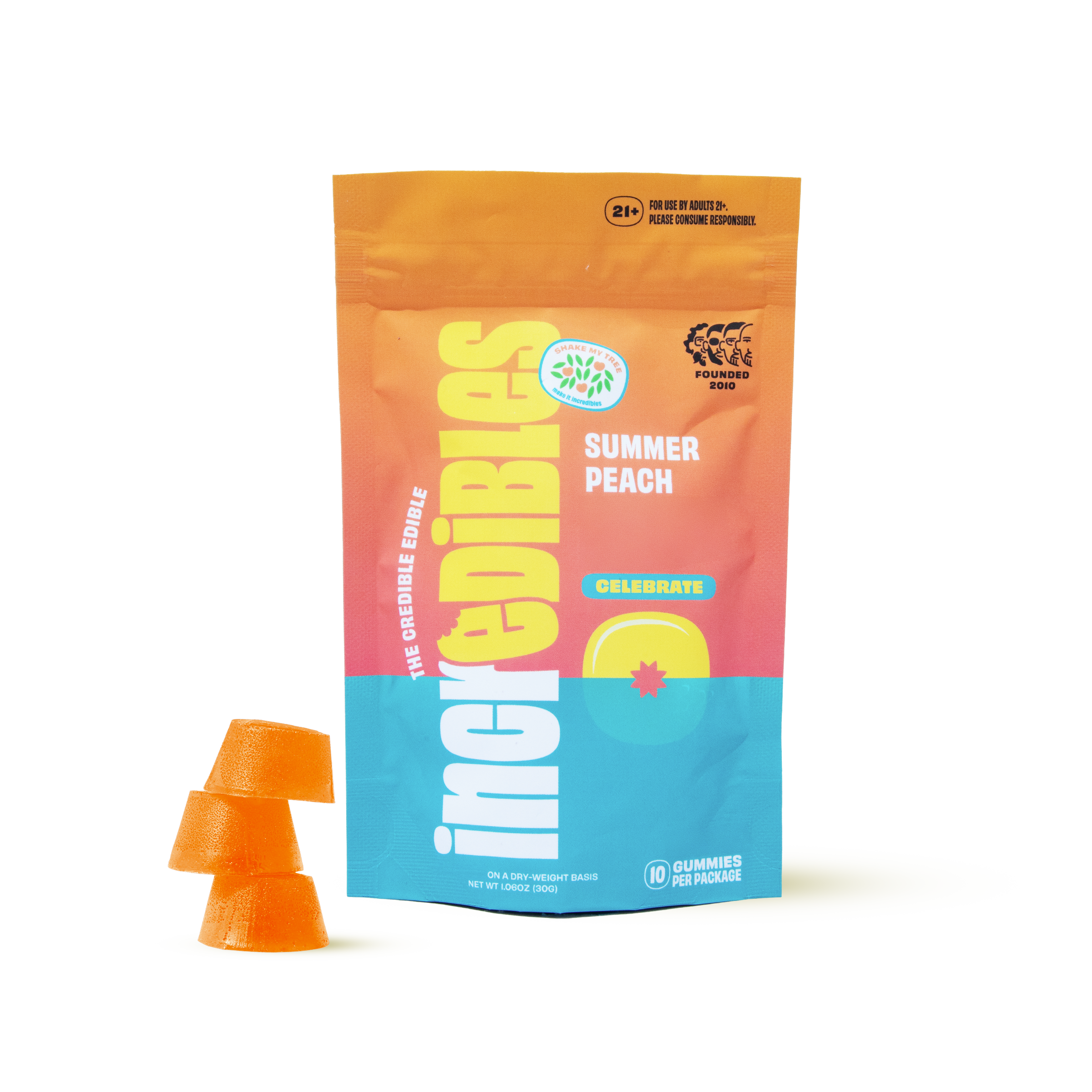 Summer Peach Gummies 10MG