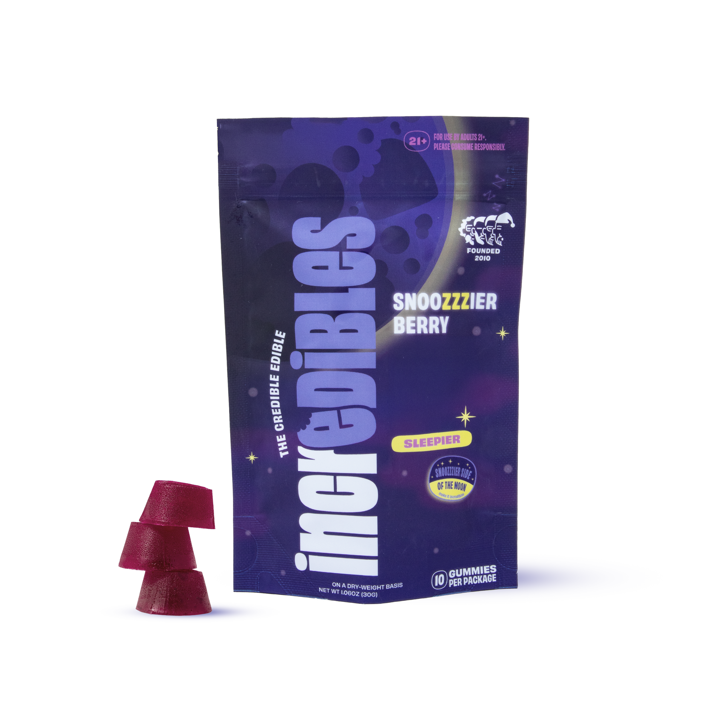 Snoozzzierberry Gummies 10MG